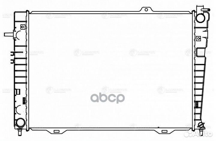 Радиатор охлаждения двигателя hyundai tucson 04