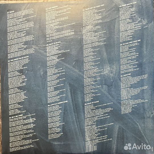 Виниловая пластинка Amy Winehouse - Back To Black