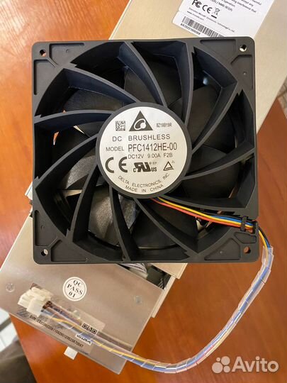 Оригинальный кулер Delta 9.0A для WhatsMiner