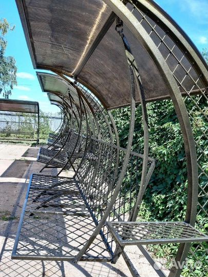 Садовые качели подвесные