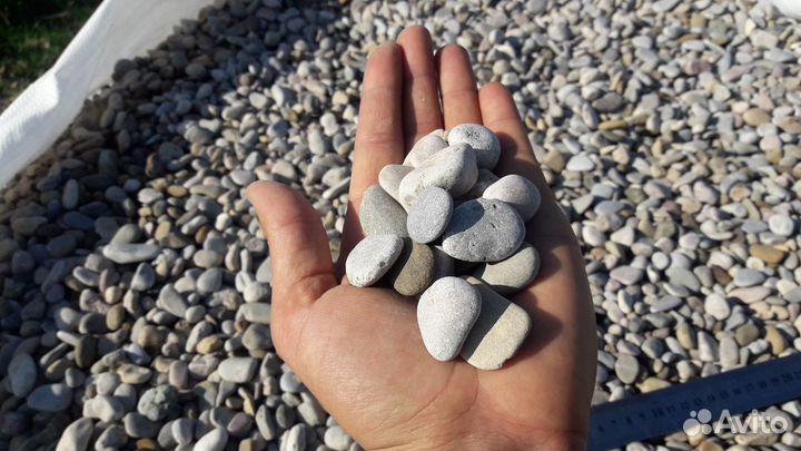 Галька для декоративной подсыпки 10-20 мм