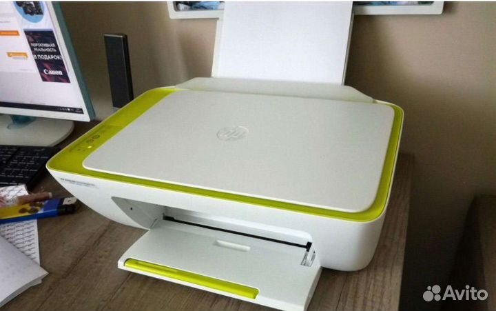 Мфу струйный цветной принтер сканер HP 2135