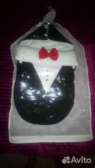 Конверт на выписку (смокинг) 56 р-р