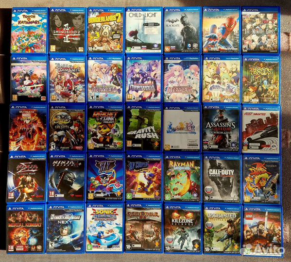 Картриджи для PS vita