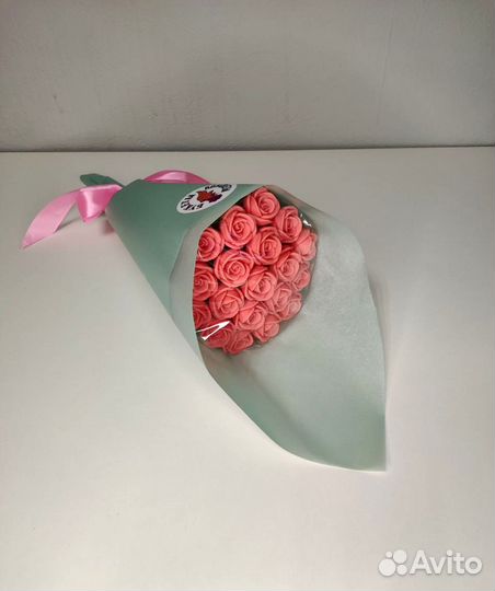 Розы из Бельгийского Шоколада - 19 шт в Букете