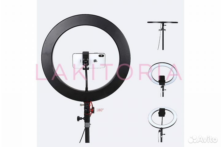 Кольцевая лампа Ring Supplementary Lamp 36 см со ш