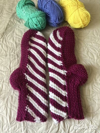 Носки вязаные ручной работы 37-38 размер