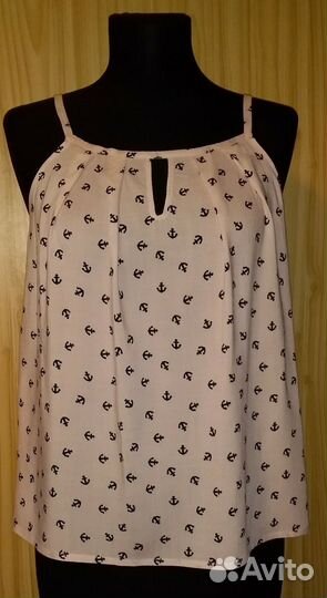 Топ летний на бретелях 100 вискоза 42-46 р