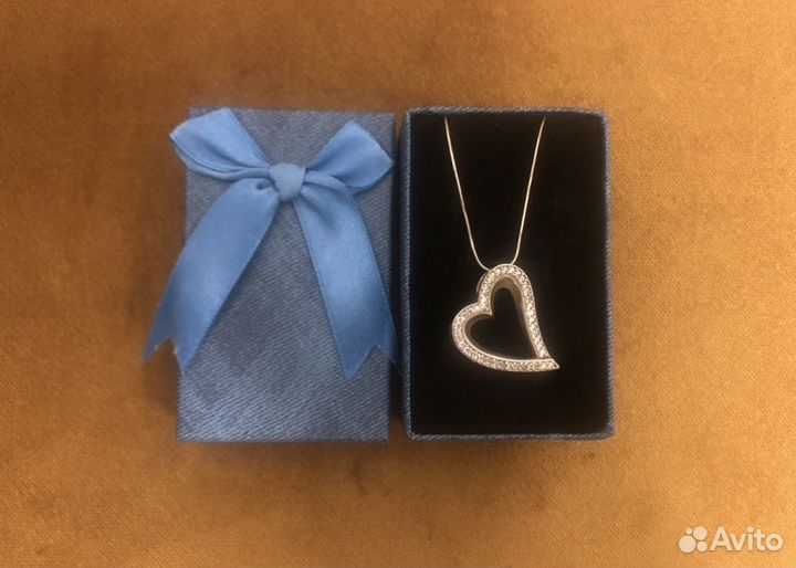 Кулон c цепочкой из серебра