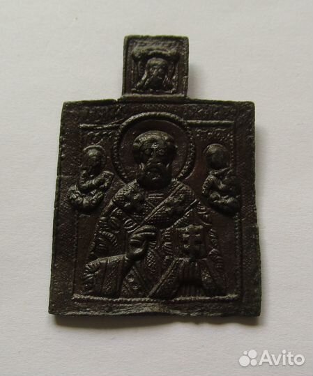 Иконка Николай Чудотворец 19 век