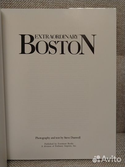 Книга фотографий Extraordinary Boston