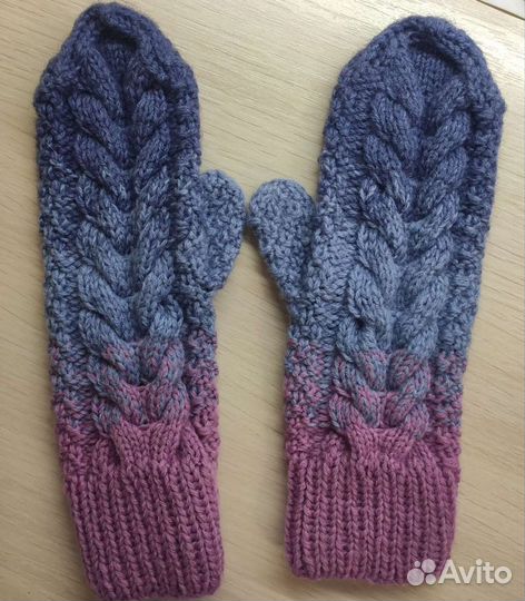 Комплект шапка, снуд и варежки