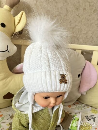 Шапка для новорожденного