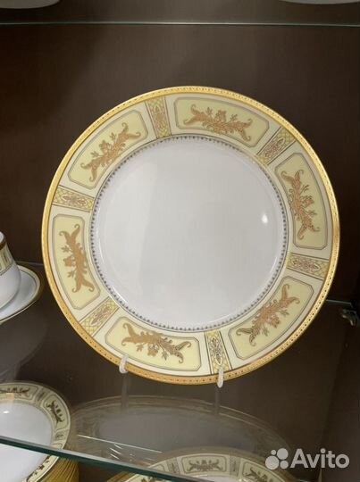 Столовый сервиз yamasen на 12 персон. Золото 24К
