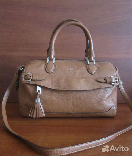 Сумка ralph lauren натур.кожа