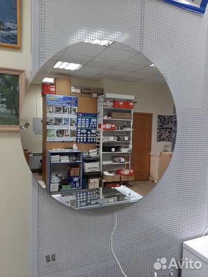 Зеркало круглое с подсветкой 1 м