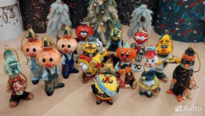 Елочные игрушки лефортовский фарфор
