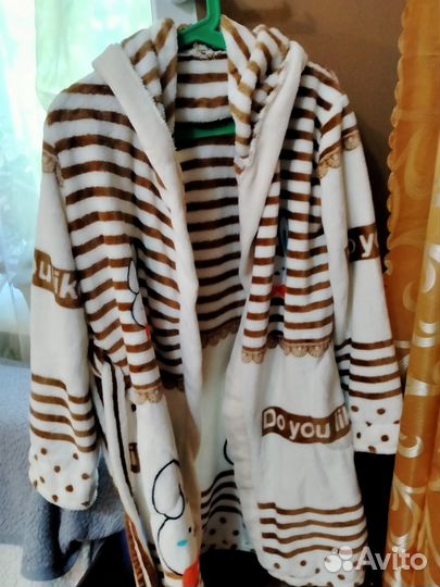 Халат махровый женский