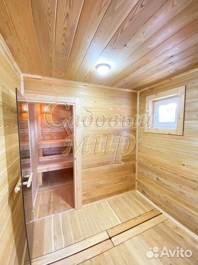Баня 2,3х7 метров под ключ
