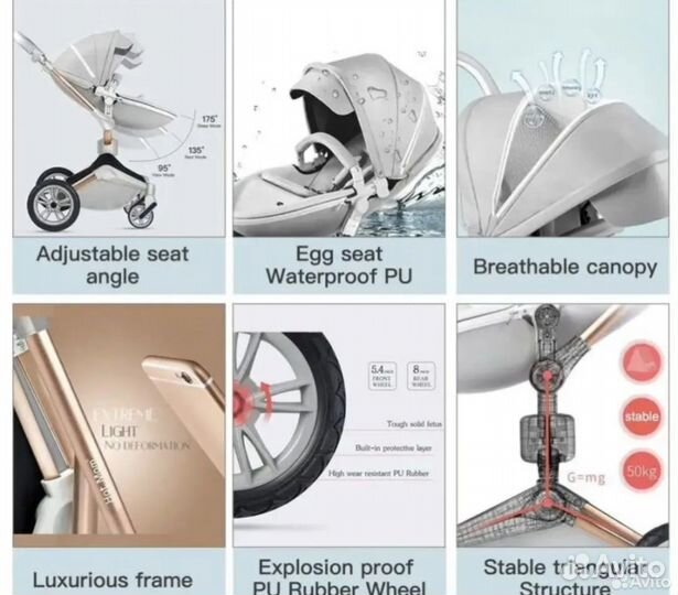 Коляска hot mom 2 в 1