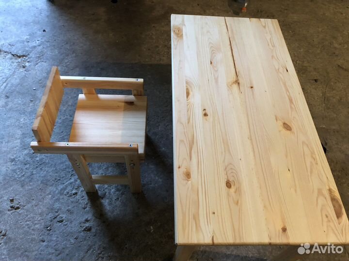 Детский стол и стул