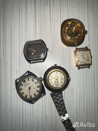 Позолоченные часы СССР