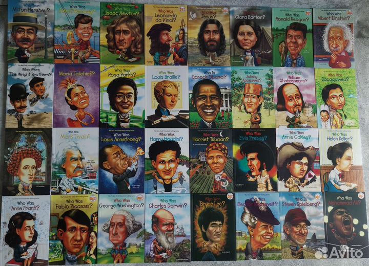 Серия из 160 книг на английском : Who was