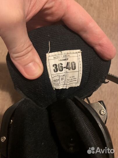 Коньки раздвижные размер 36-40