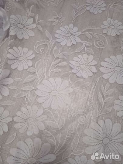 Тюль плотный новый