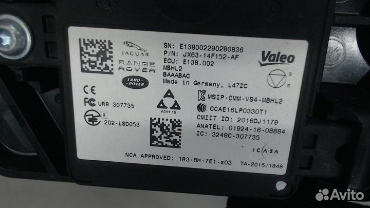 Датчик слепых зон Land Rover Range Rover Velar, 20