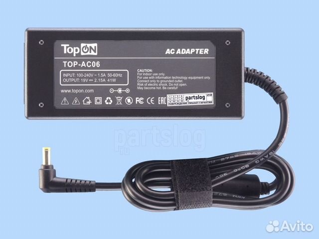 Блок питания для Acer 19V 2.15A 5.5x1.7mm 41W TopO