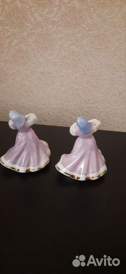 Фарфоровые статуэтки танцующие девушки