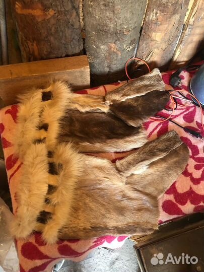 Заготовки из оленей шкуры