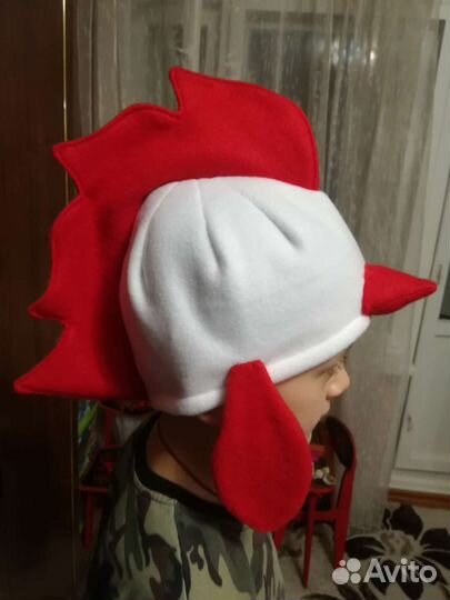 Шапка петуха