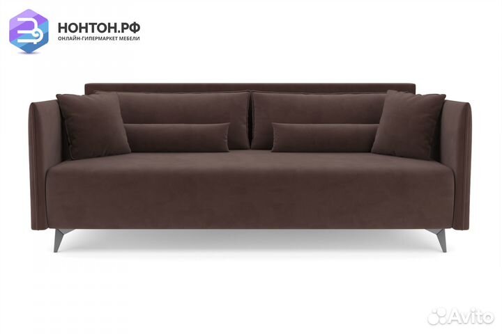 Диван тик-так Майами коричневый
