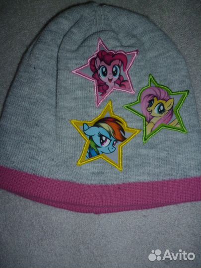 Шапка 3 шт.+ снуд для девочки весна/холодное лето