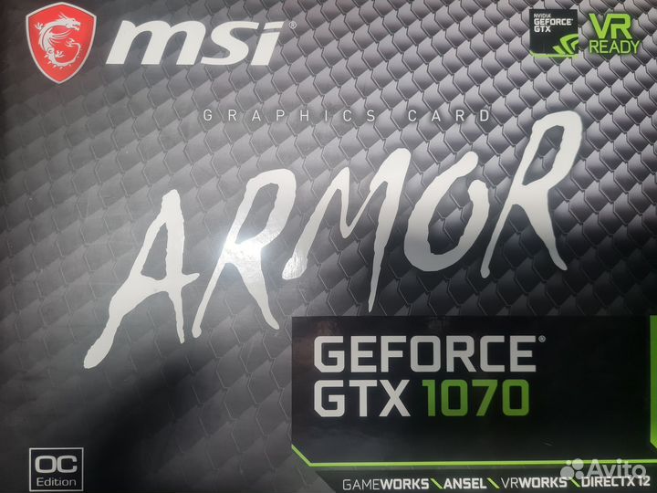 Видеокарта gtx 1070 8gb
