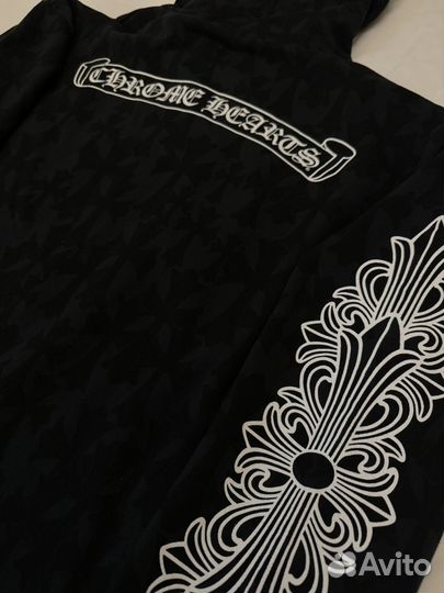 Chrome Hearts zip up Cross print