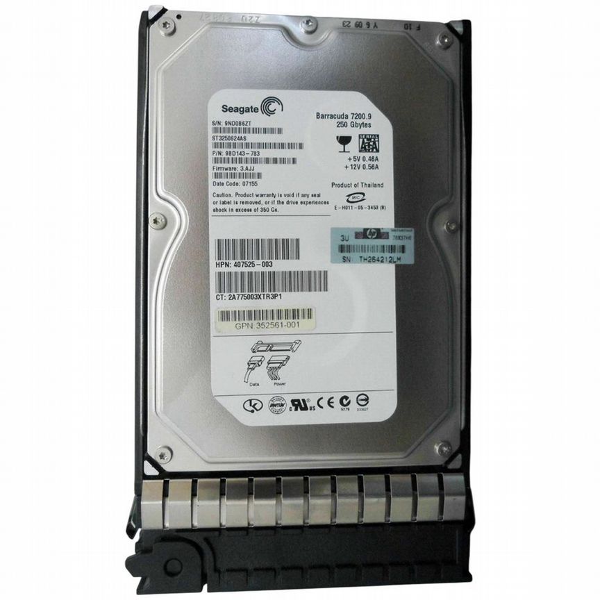 [407525-003] Жесткий Диск Hp 250gb Sata3,5" Hdd 407525-003