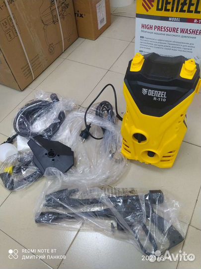 Минимойка Denzel R-110, 1500 Вт, 110 бар, 5,7 л/м