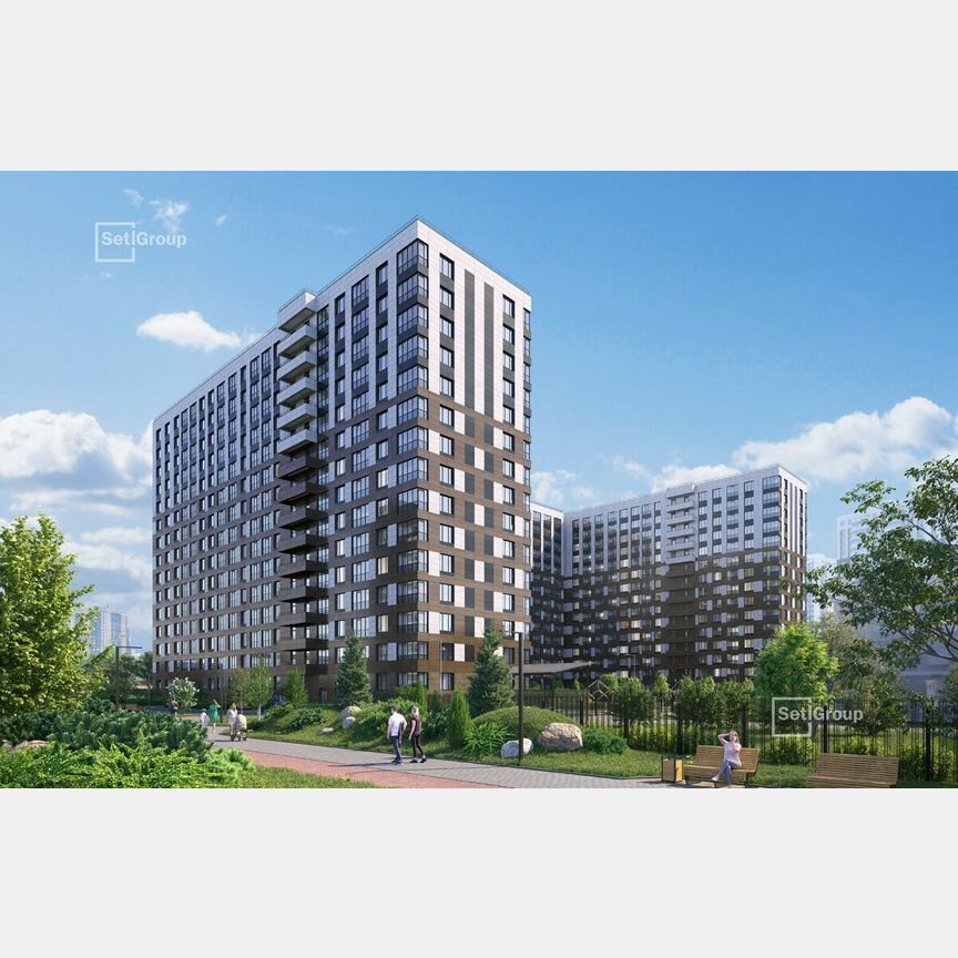 1-к. квартира, 33,3 м², 2/17 эт.