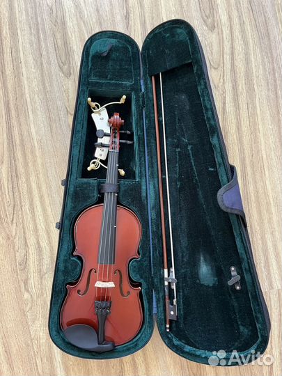 Скрипка 1 2 с мостиком и канифолью