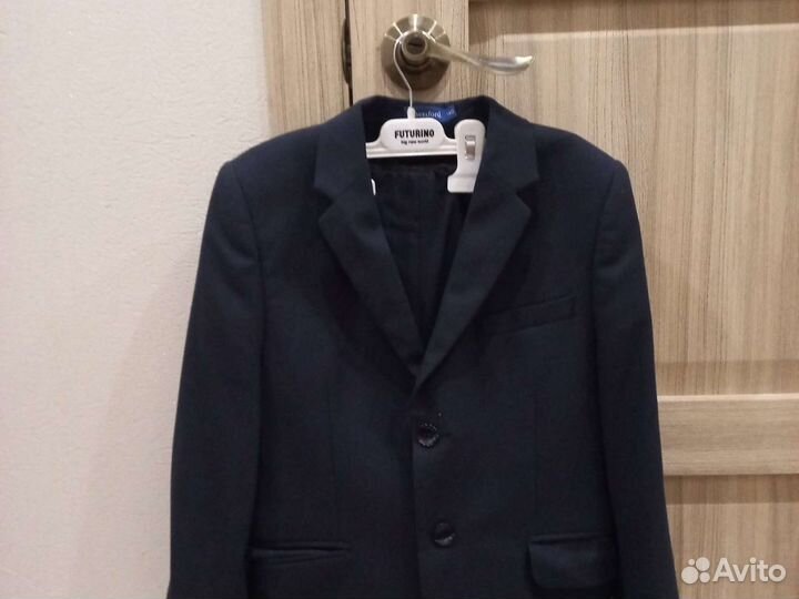 Школьный костюм для мальчика 134 синий