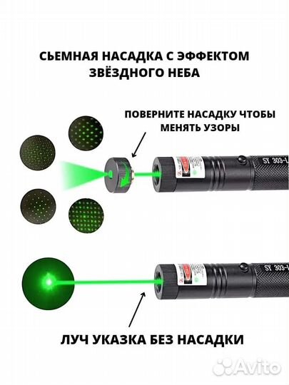 Мощная лазерная указка
