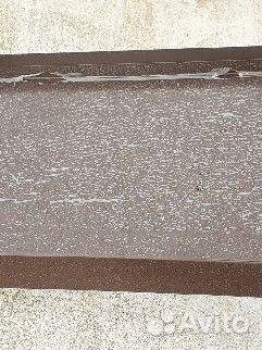 Планка отлива рал 8017, толщина 0.45