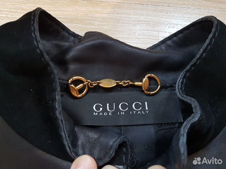 Кожаная куртка Gucci. Оригинал