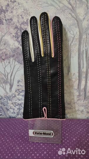 Перчатки нат.кожа р.8.0 Новые. Женские. Италия