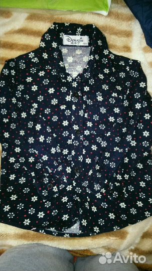 Рубашка вельветовая детская