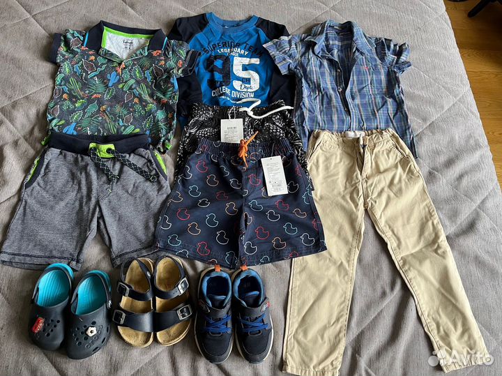 Вещи пакетом на мальчика 104 110 zara hm