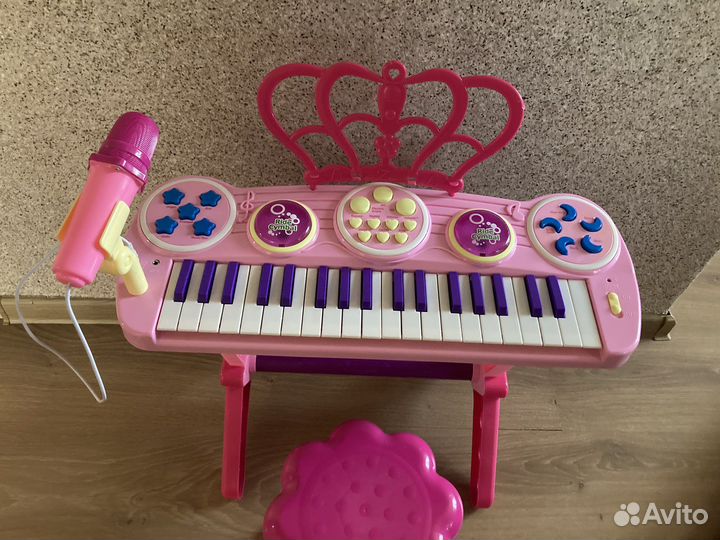 Пианино детское с микрофоном